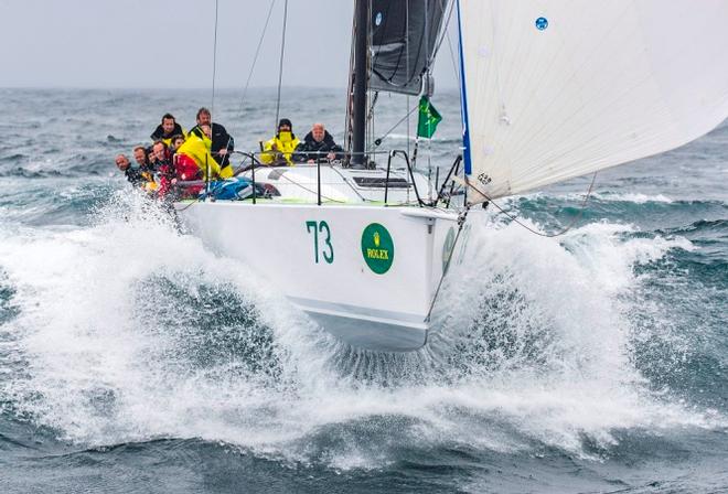 Matador surfing their way to Hobart - Rolex Sydney Hobart Yacht Race ©  Rolex/Daniel Forster http://www.regattanews.com